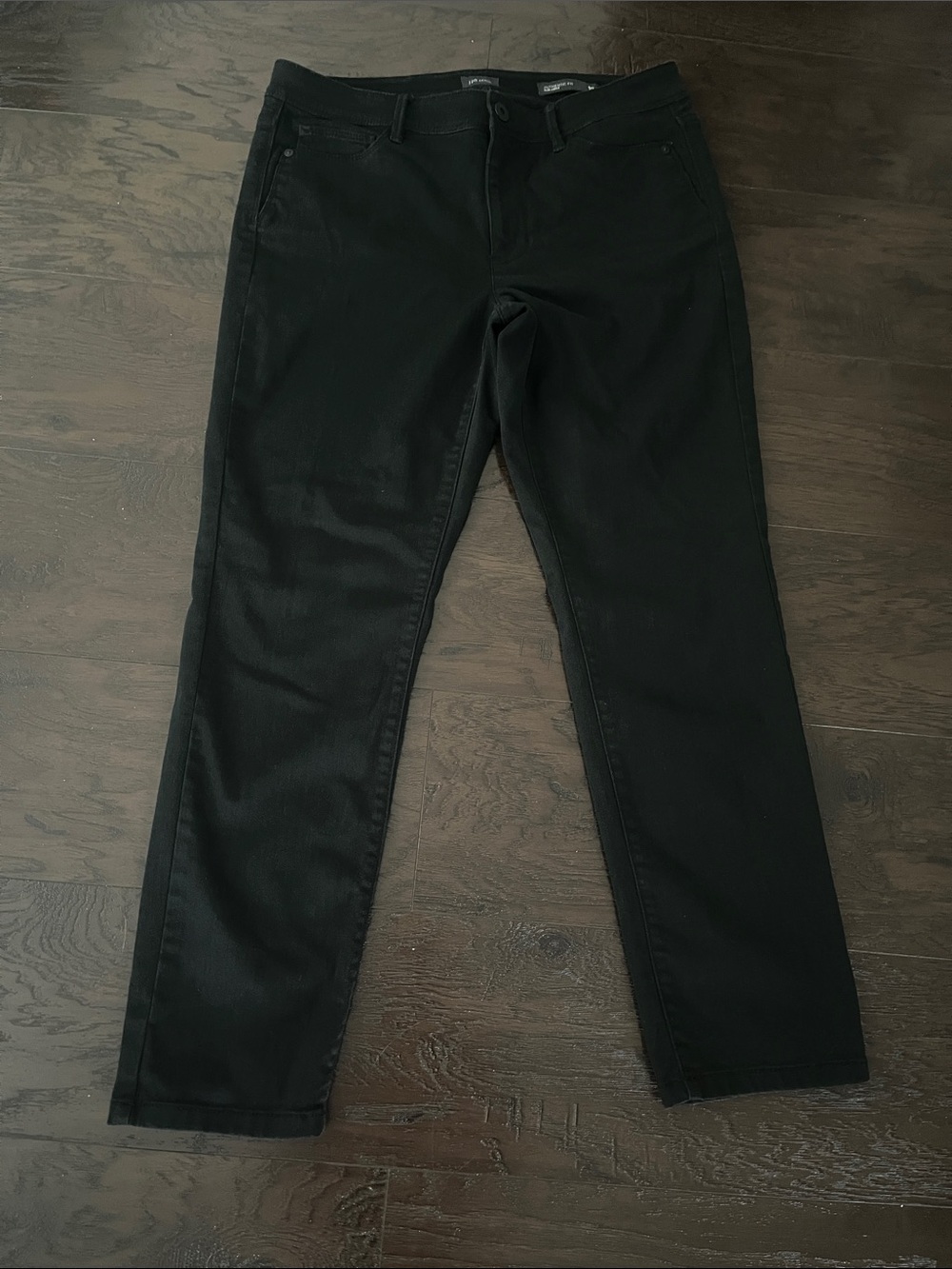 J Jill Denim authentic fit slim ankle black jeans size 10 - Picture 1 of 6